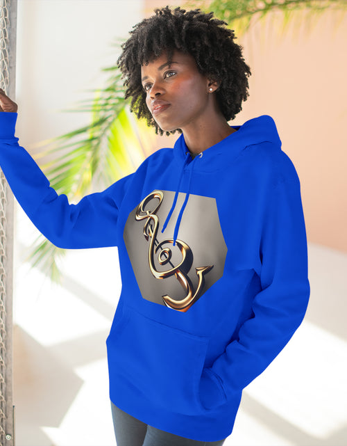 Load image into Gallery viewer, Treble Clef Unisex Premium Pullover Hoodie
