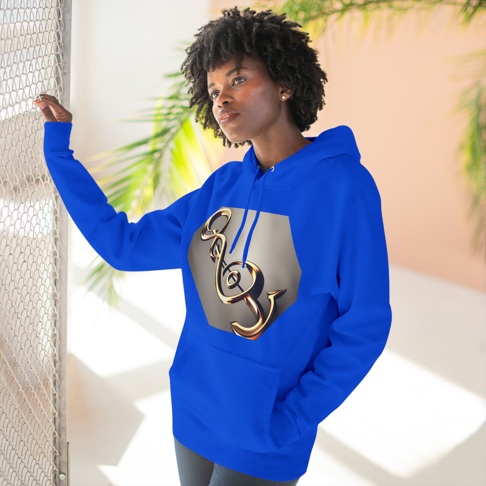 Treble Clef Unisex Premium Pullover Hoodie