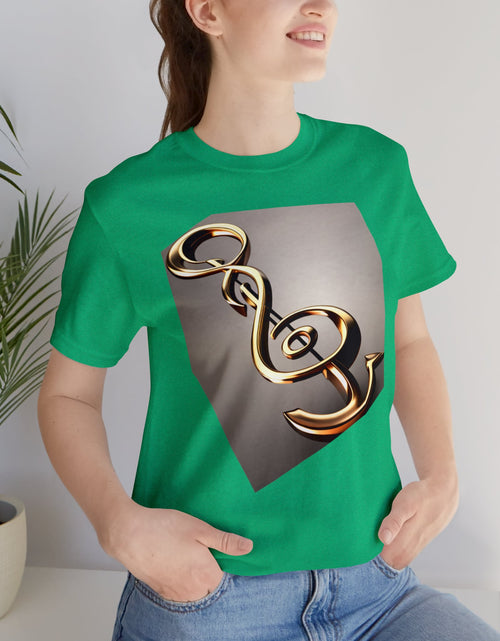 Load image into Gallery viewer, Treble Clef Unisex Jersey Short Sleeve Tee
