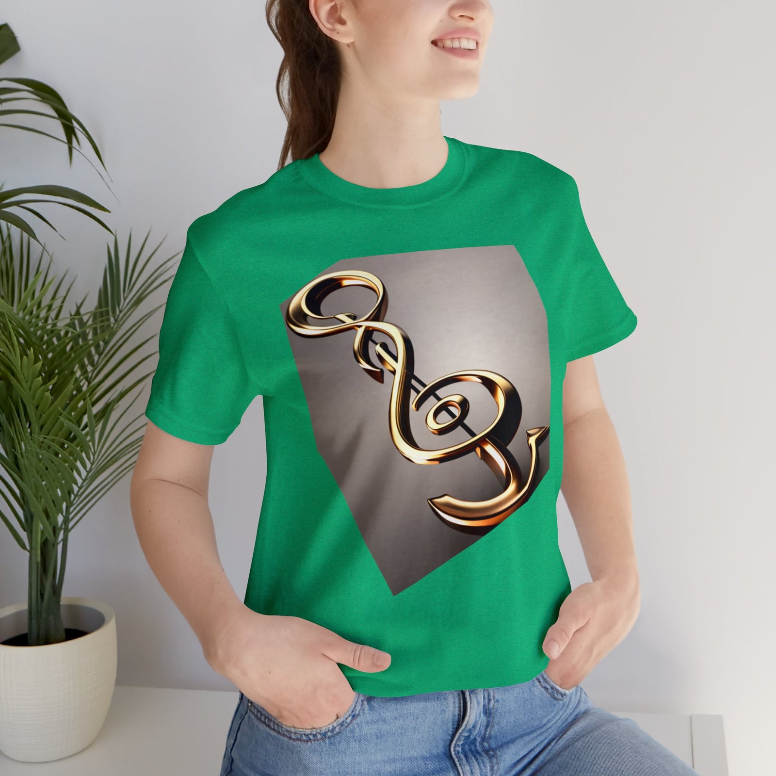 Treble Clef Unisex Jersey Short Sleeve Tee