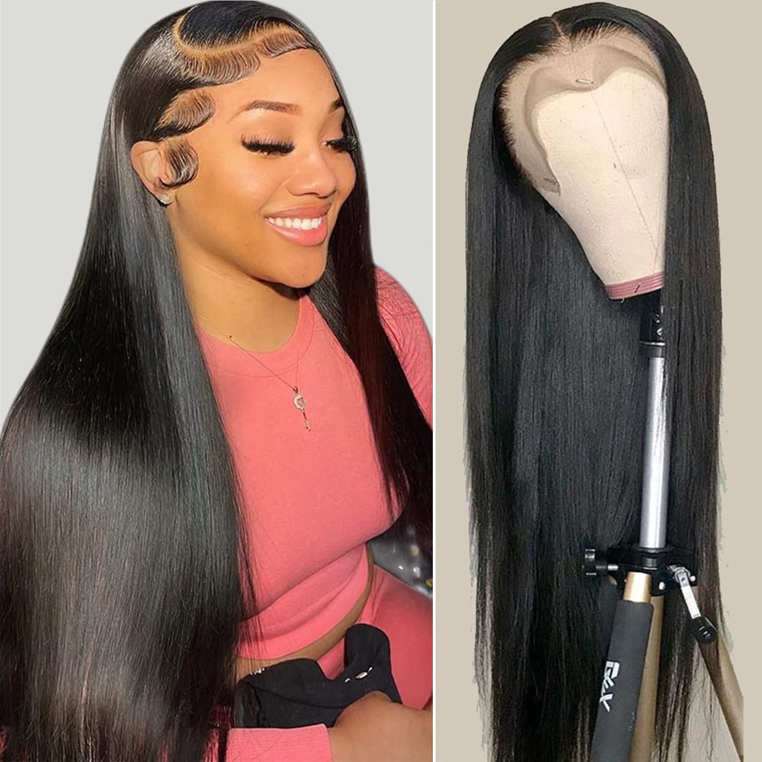 12a Raw Indian Hair Hd Lace Frontal Wig Brazilian Virgin Swiss Lace