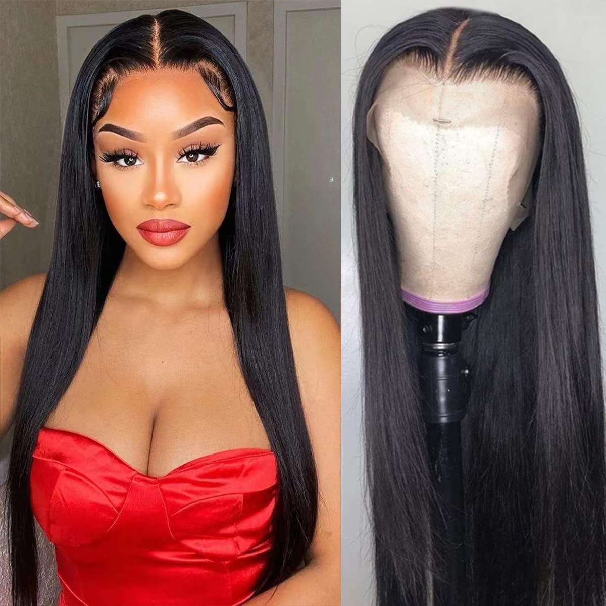 12a Raw Indian Hair Hd Lace Frontal Wig Brazilian Virgin Swiss Lace