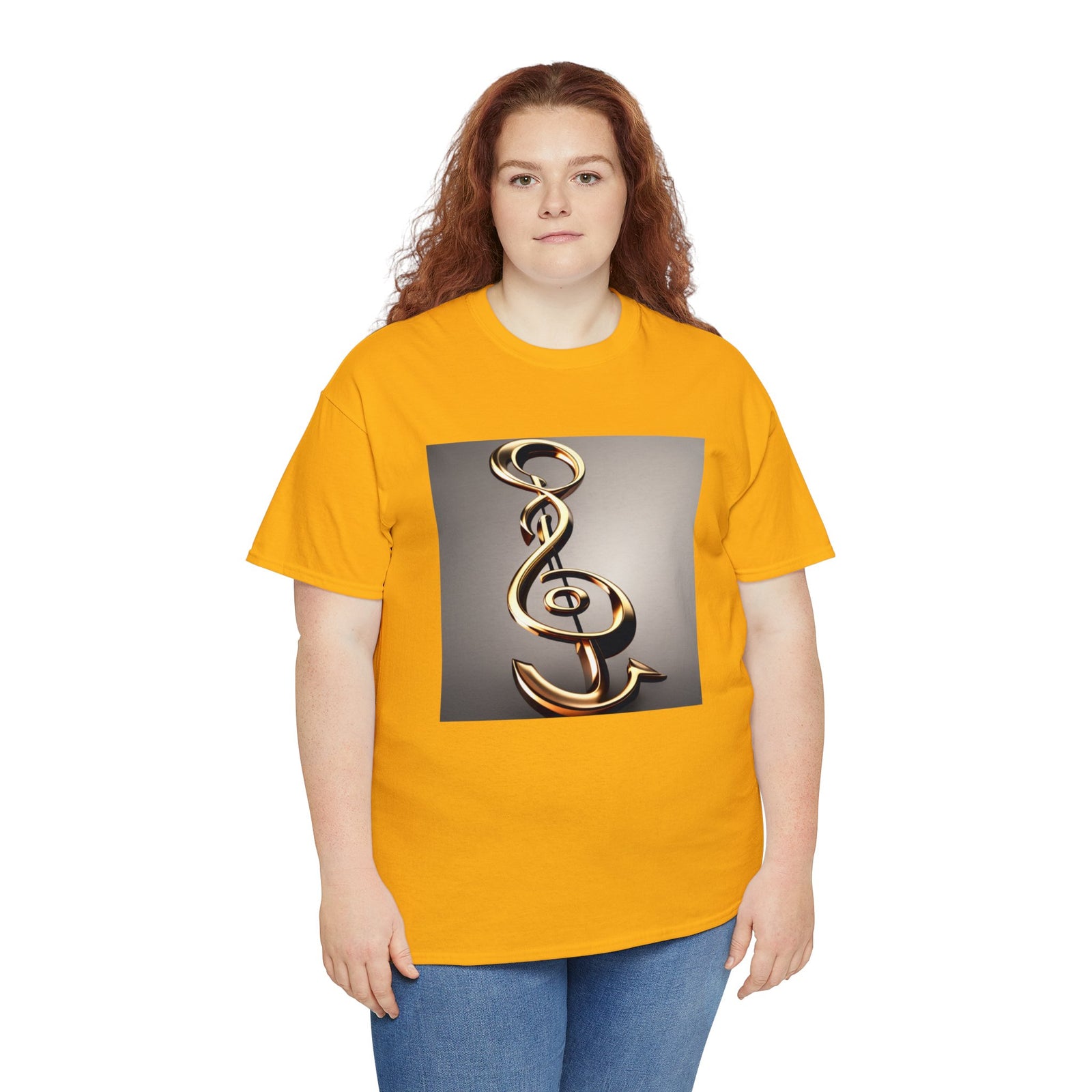 Treble Clef Unisex Heavy Cotton Tee