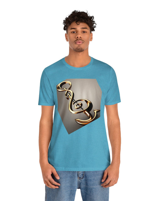 Load image into Gallery viewer, Treble Clef Unisex Jersey Short Sleeve Tee
