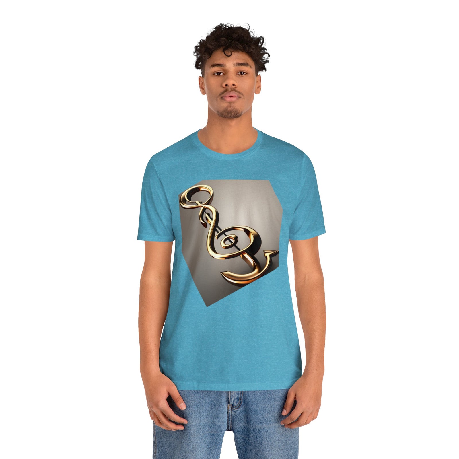 Treble Clef Unisex Jersey Short Sleeve Tee