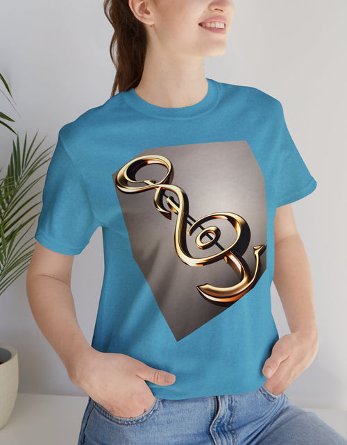 Load image into Gallery viewer, Treble Clef Unisex Jersey Short Sleeve Tee
