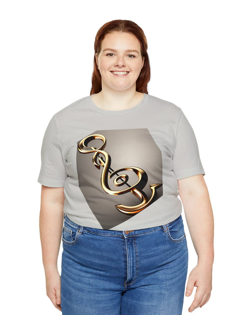 Load image into Gallery viewer, Treble Clef Unisex Jersey Short Sleeve Tee
