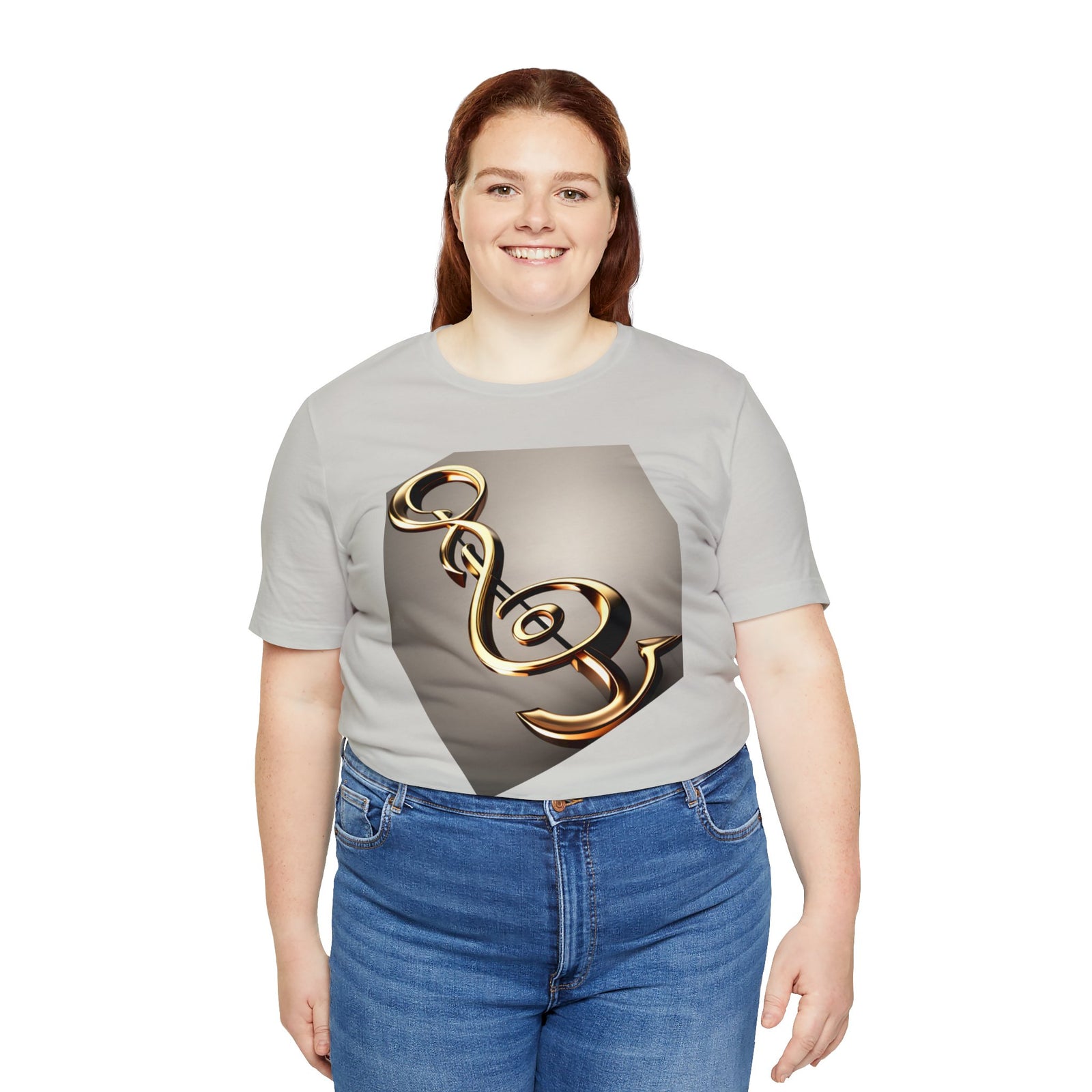 Treble Clef Unisex Jersey Short Sleeve Tee