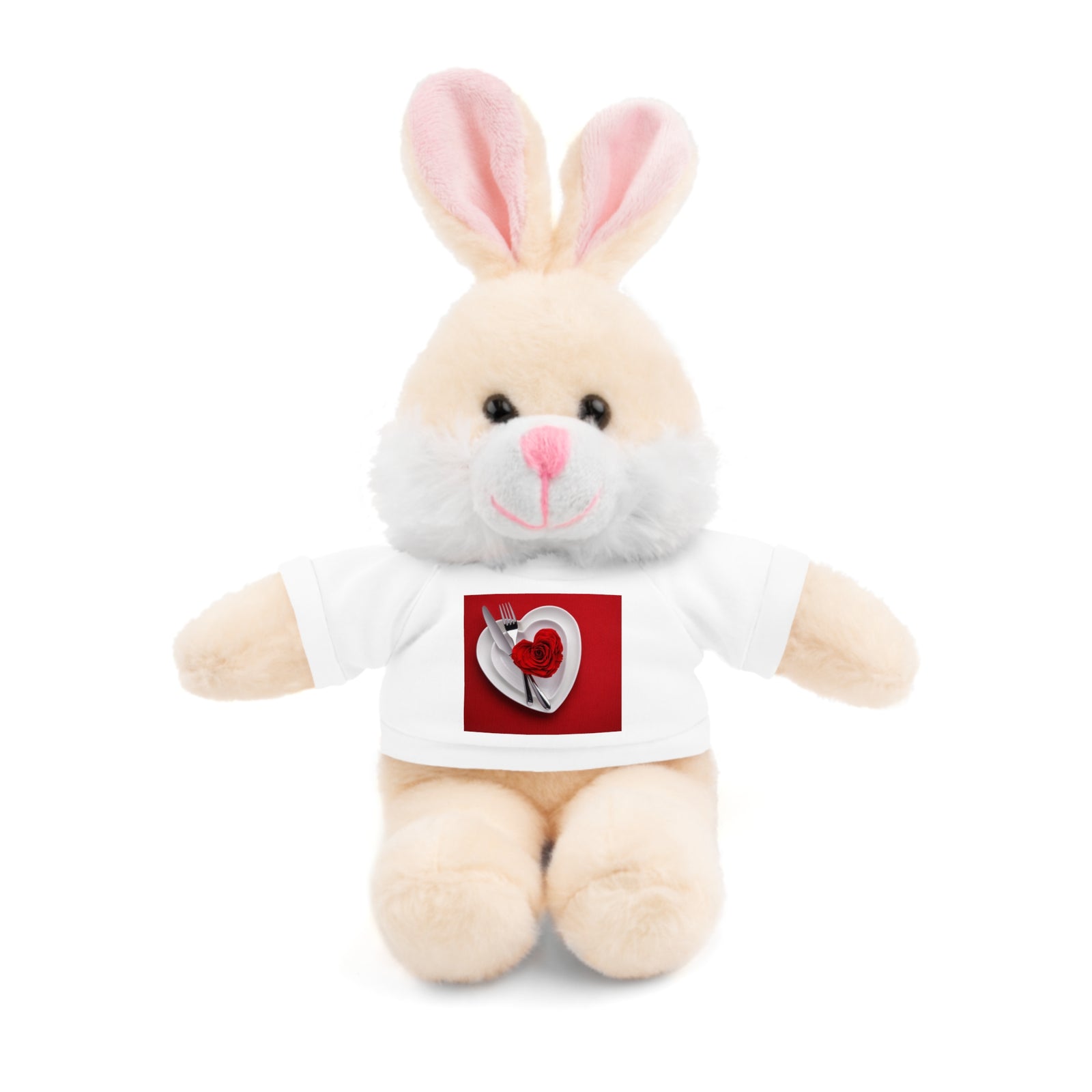 Valentine Stuffed Animals with Tee