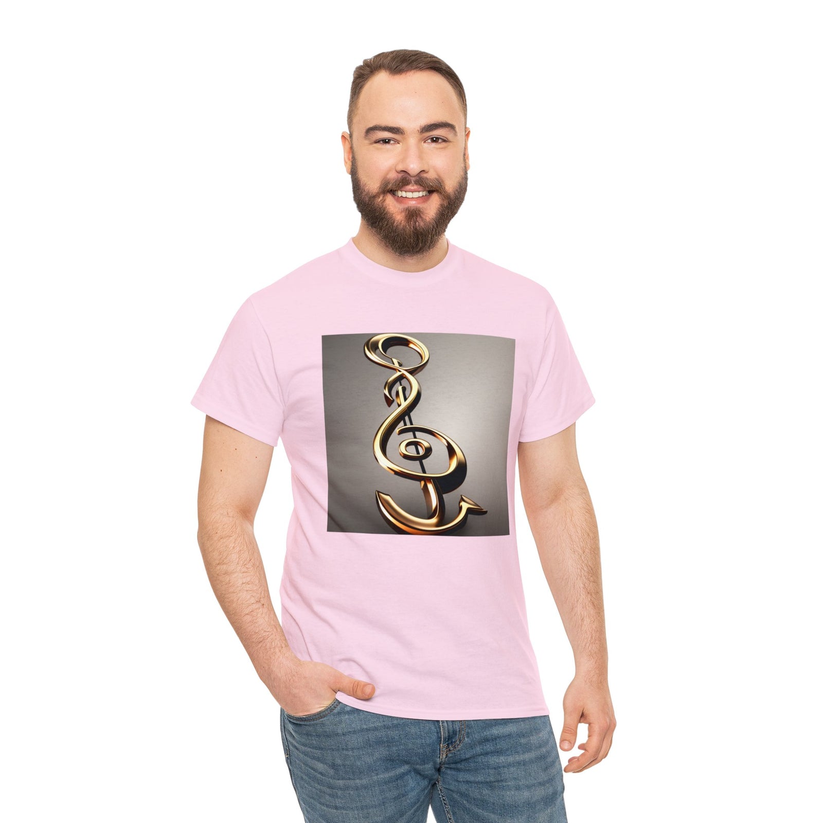 Treble Clef Unisex Heavy Cotton Tee