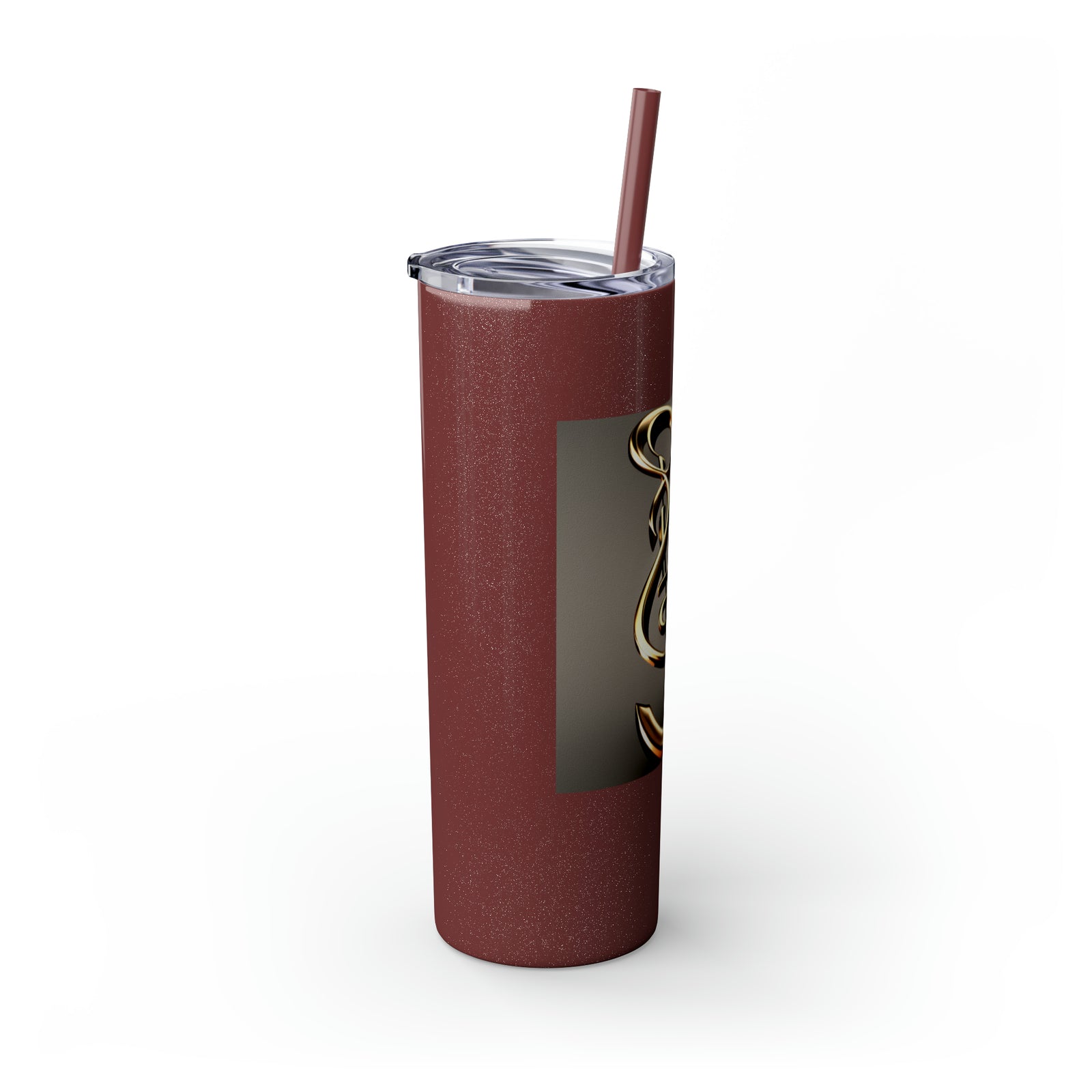 Treble Clef Skinny Tumbler with Straw, 20oz