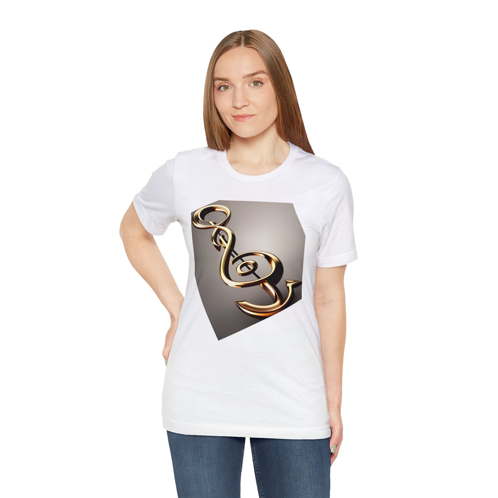 Treble Clef Unisex Jersey Short Sleeve Tee