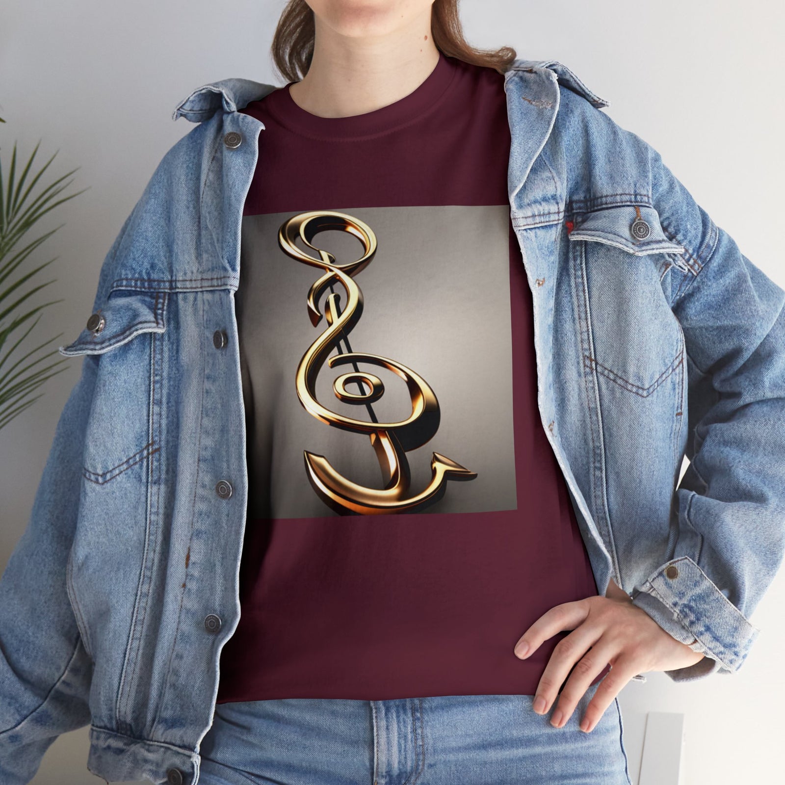 Treble Clef Unisex Heavy Cotton Tee