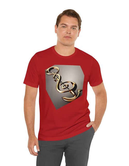 Load image into Gallery viewer, Treble Clef Unisex Jersey Short Sleeve Tee
