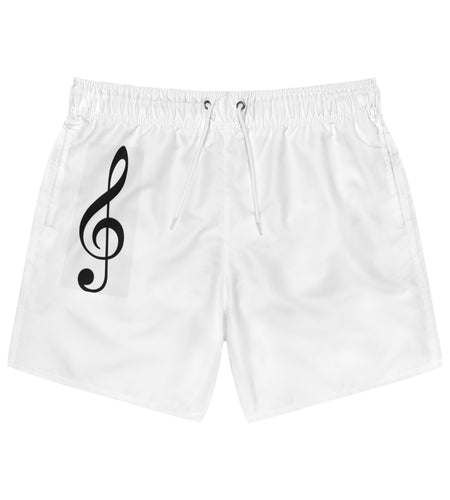 Treble Clef Swim Trunks (AOP)