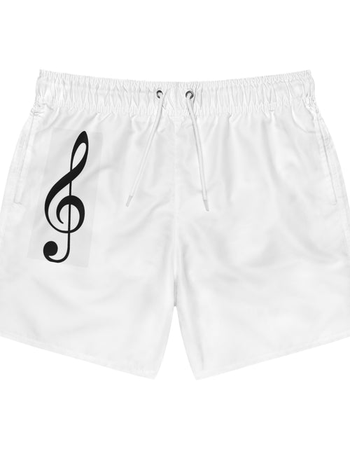 Load image into Gallery viewer, Treble Clef Swim Trunks (AOP)
