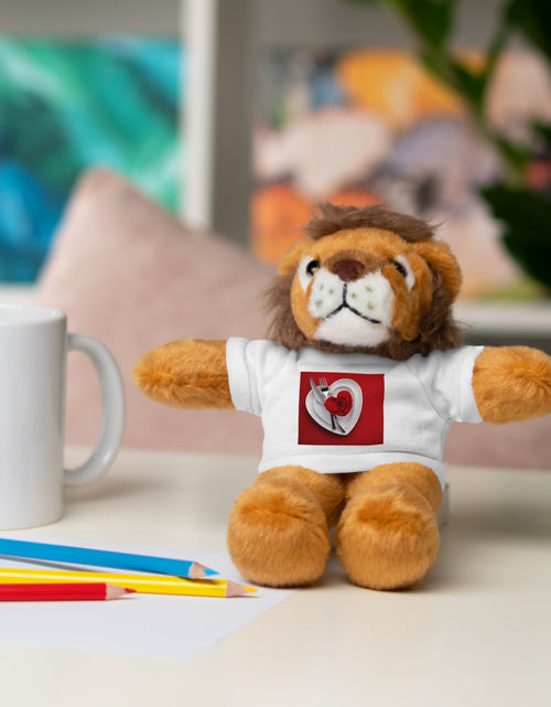 Load image into Gallery viewer, Valentine Stuffed Animals with Tee
