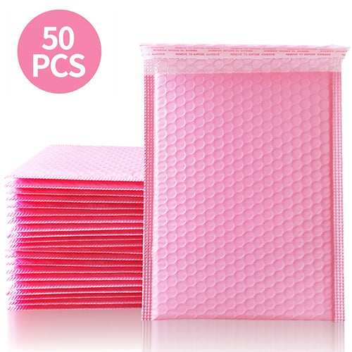 13x18cm 50PCS Black Bubble Mailers Padded Poly Envelopes Packaging for