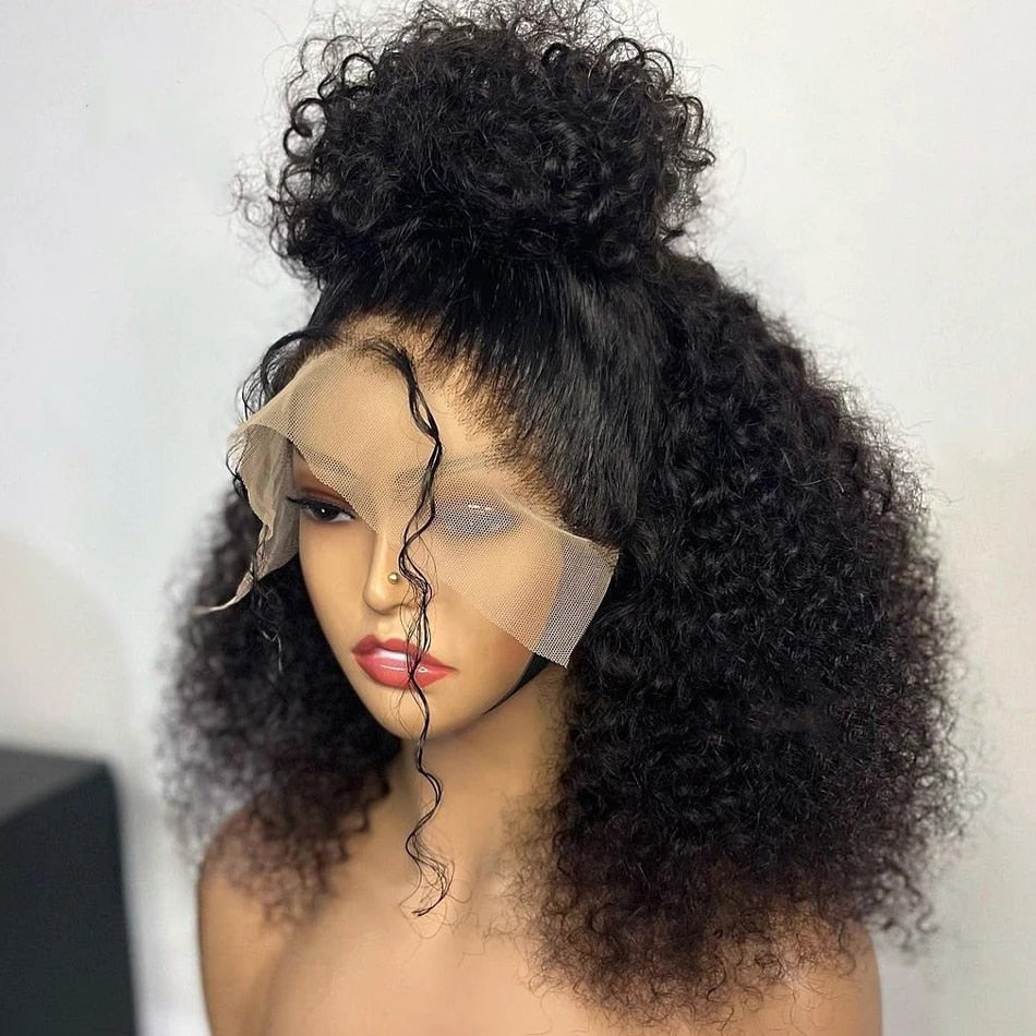 13x4 Glueless Lace Front Human Hair Wigs Brazilian Short Bob Water