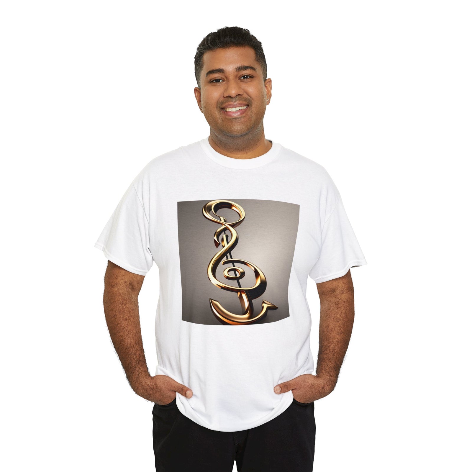 Treble Clef Unisex Heavy Cotton Tee