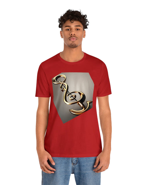 Load image into Gallery viewer, Treble Clef Unisex Jersey Short Sleeve Tee
