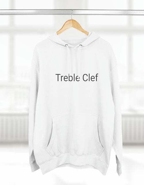 Load image into Gallery viewer, Treble Clef Unisex Premium Pullover Hoodie
