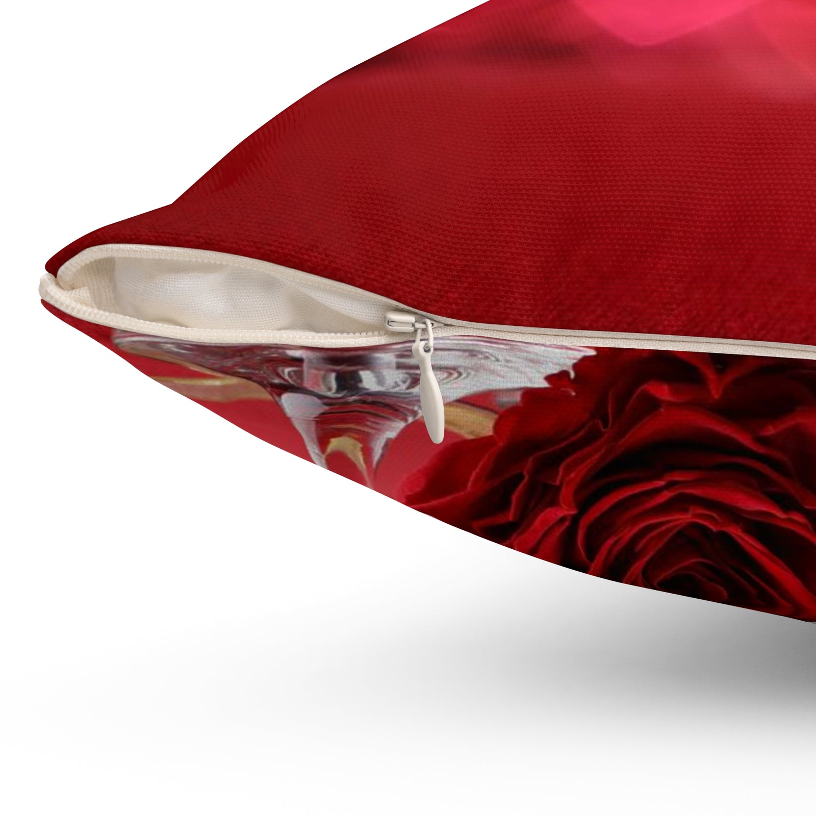 Valentine Spun Polyester Square Pillow