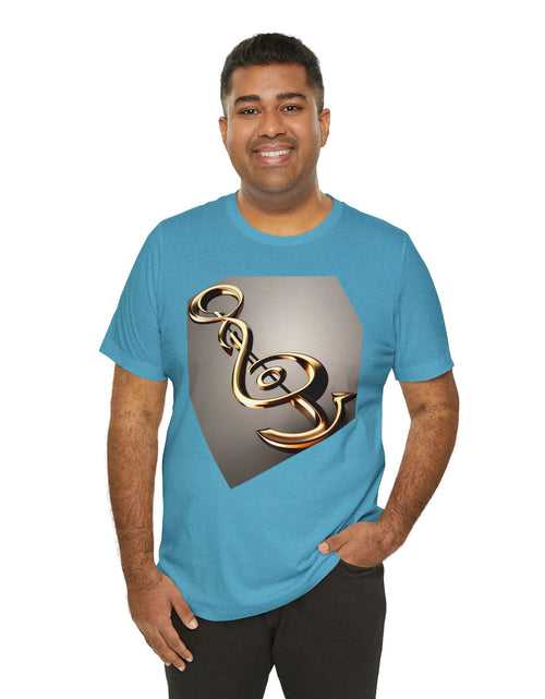 Load image into Gallery viewer, Treble Clef Unisex Jersey Short Sleeve Tee
