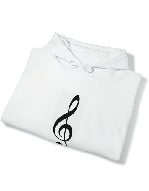 Load image into Gallery viewer, Treble Clef Unisex Heavy Blend™ Hooded Sweatshirt
