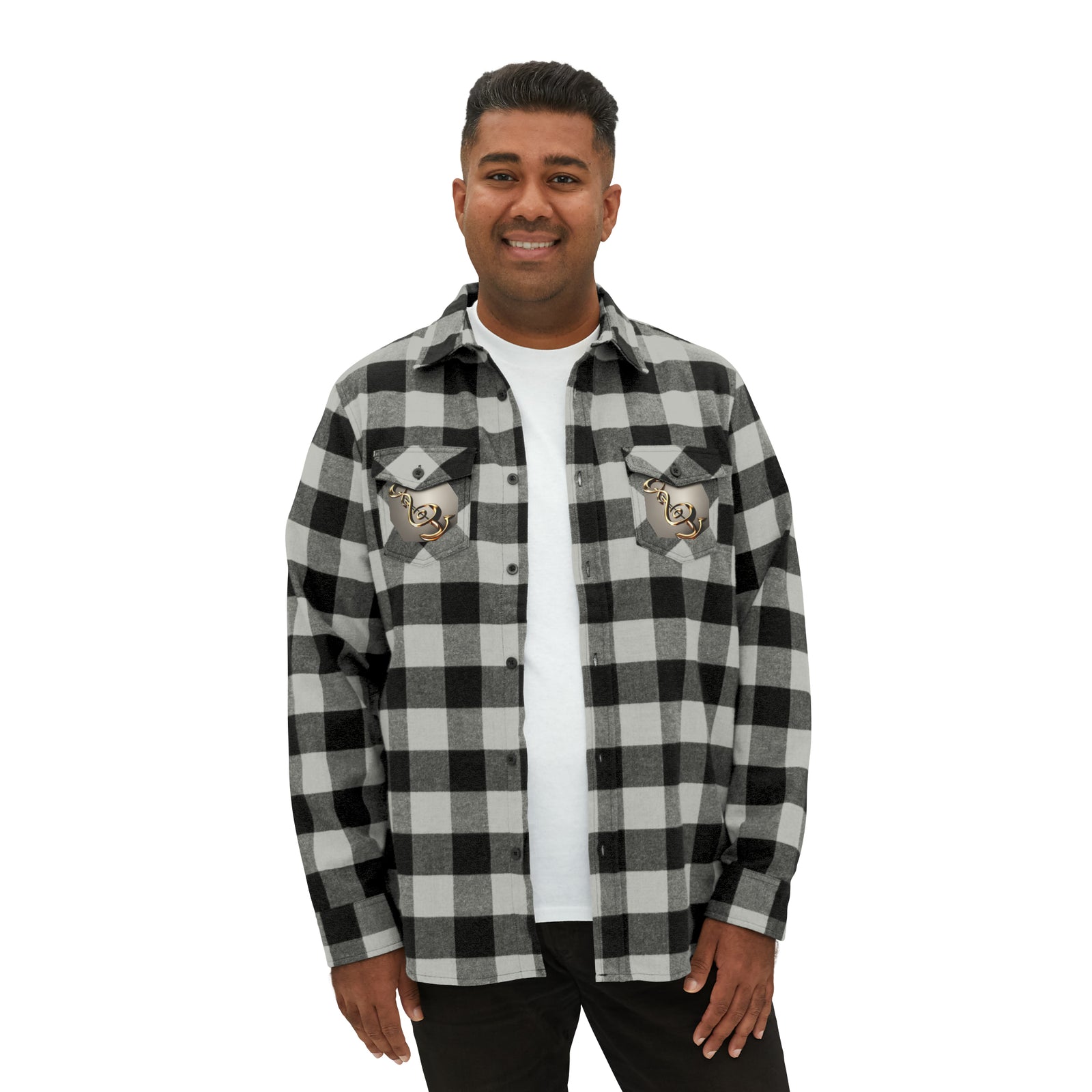 Treble Clef Val Unisex Flannel Shirt