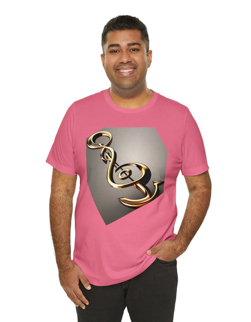 Load image into Gallery viewer, Treble Clef Unisex Jersey Short Sleeve Tee
