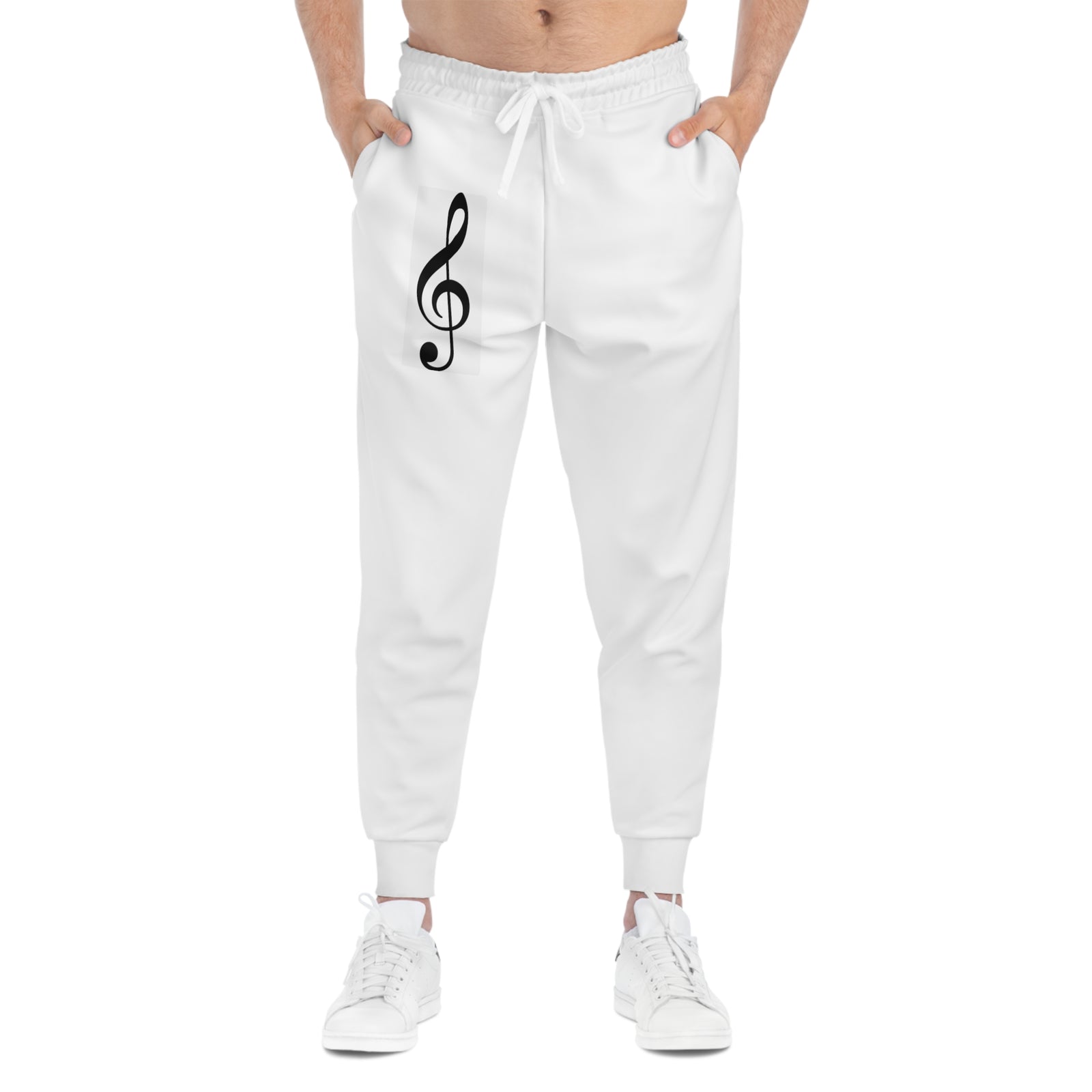 Treble Clef Athletic Joggers (AOP)