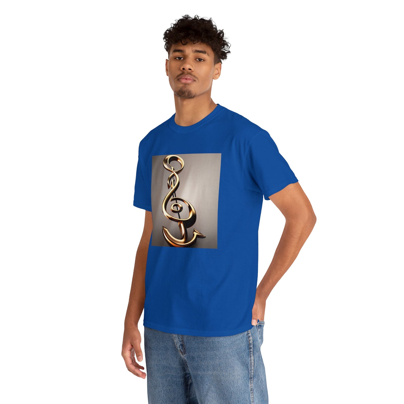 Treble Clef Unisex Heavy Cotton Tee