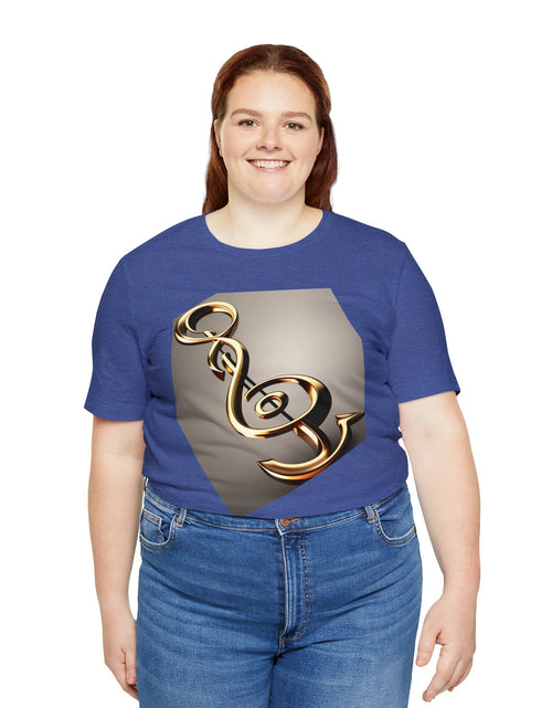 Load image into Gallery viewer, Treble Clef Unisex Jersey Short Sleeve Tee
