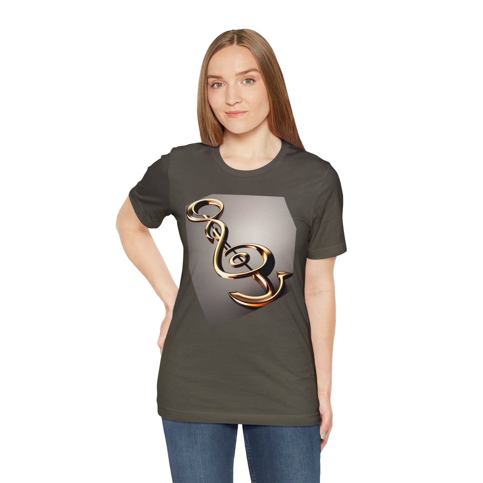 Treble Clef Unisex Jersey Short Sleeve Tee