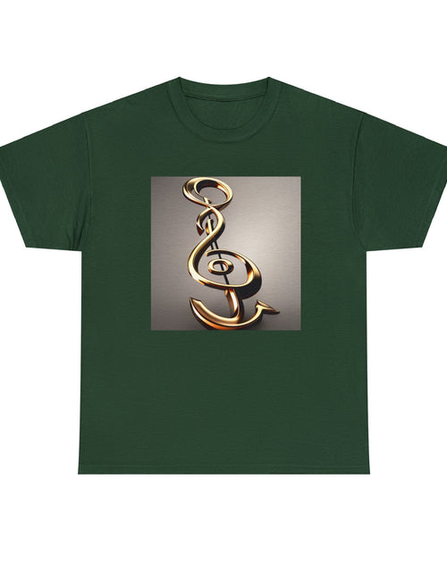 Load image into Gallery viewer, Treble Clef Unisex Heavy Cotton Tee
