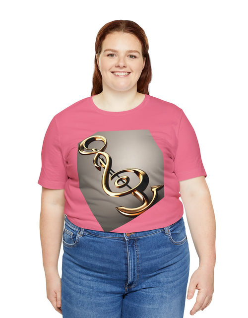 Load image into Gallery viewer, Treble Clef Unisex Jersey Short Sleeve Tee
