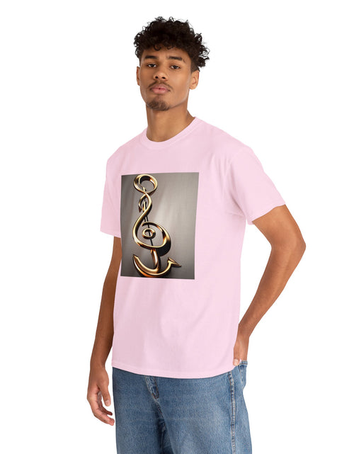 Load image into Gallery viewer, Treble Clef Unisex Heavy Cotton Tee
