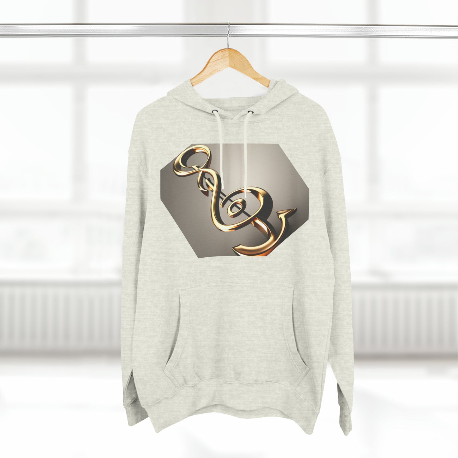 Treble Clef Unisex Premium Pullover Hoodie