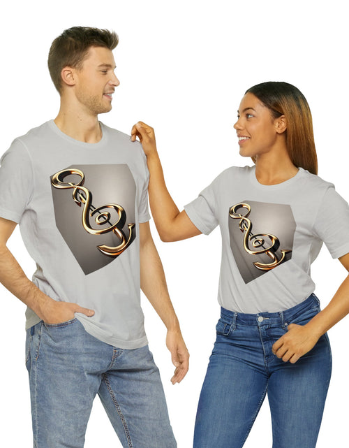 Load image into Gallery viewer, Treble Clef Unisex Jersey Short Sleeve Tee
