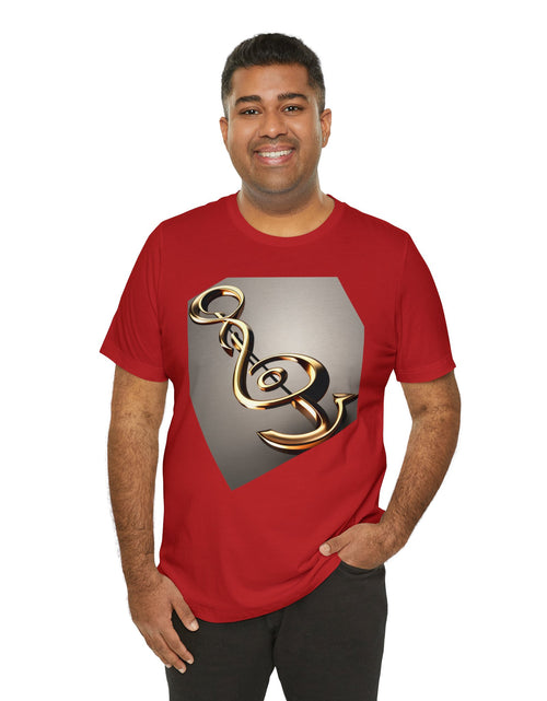 Load image into Gallery viewer, Treble Clef Unisex Jersey Short Sleeve Tee
