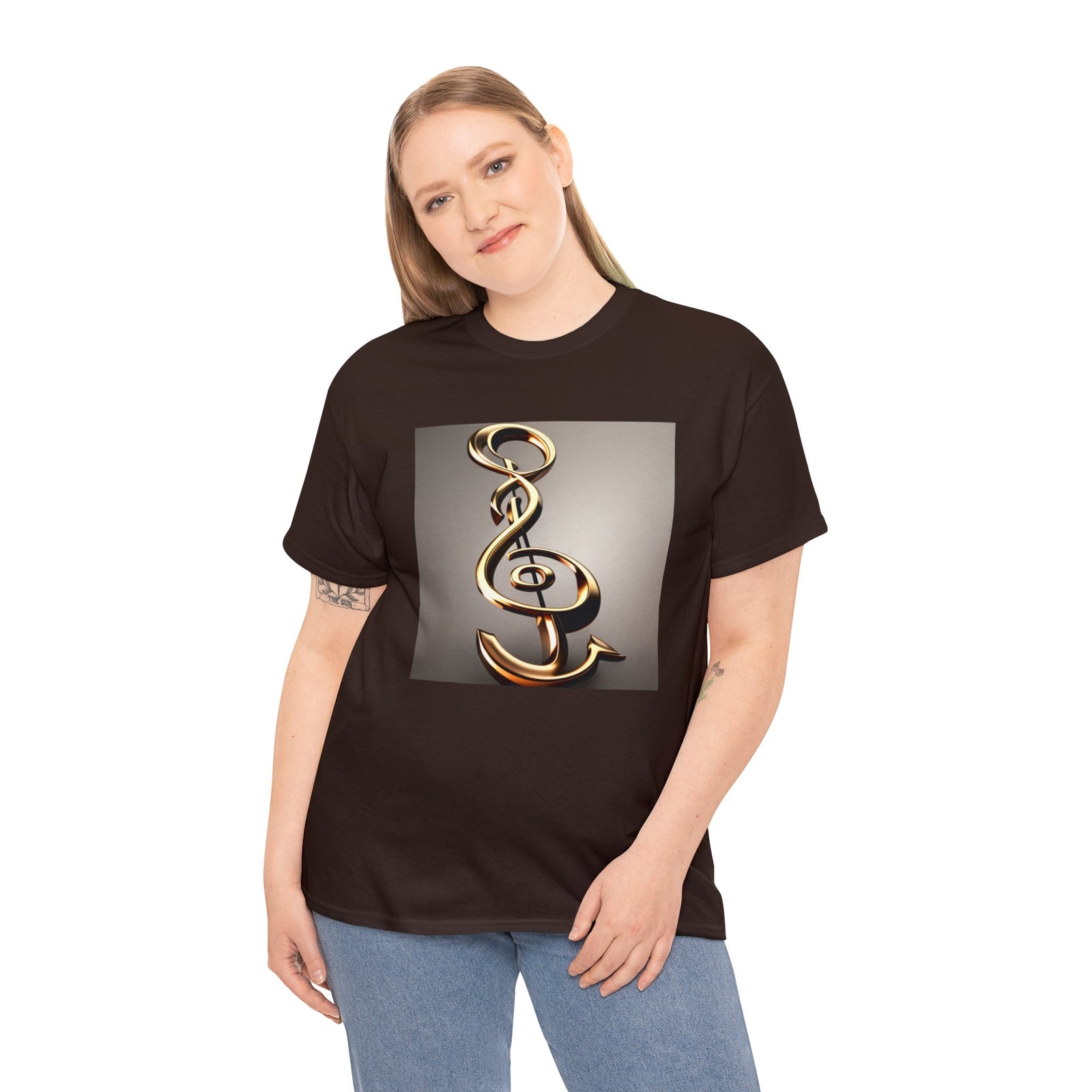 Treble Clef Unisex Heavy Cotton Tee