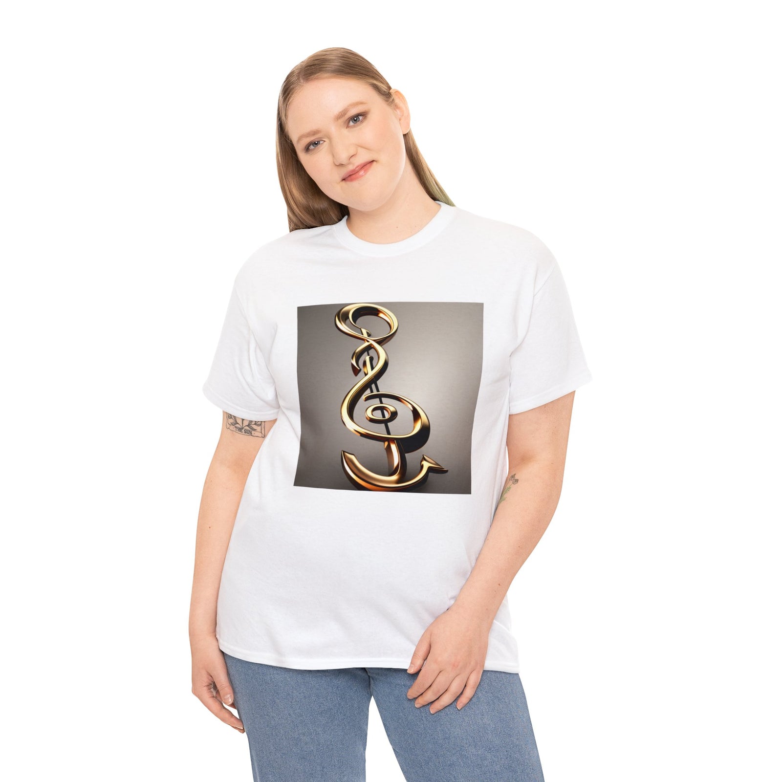 Treble Clef Unisex Heavy Cotton Tee