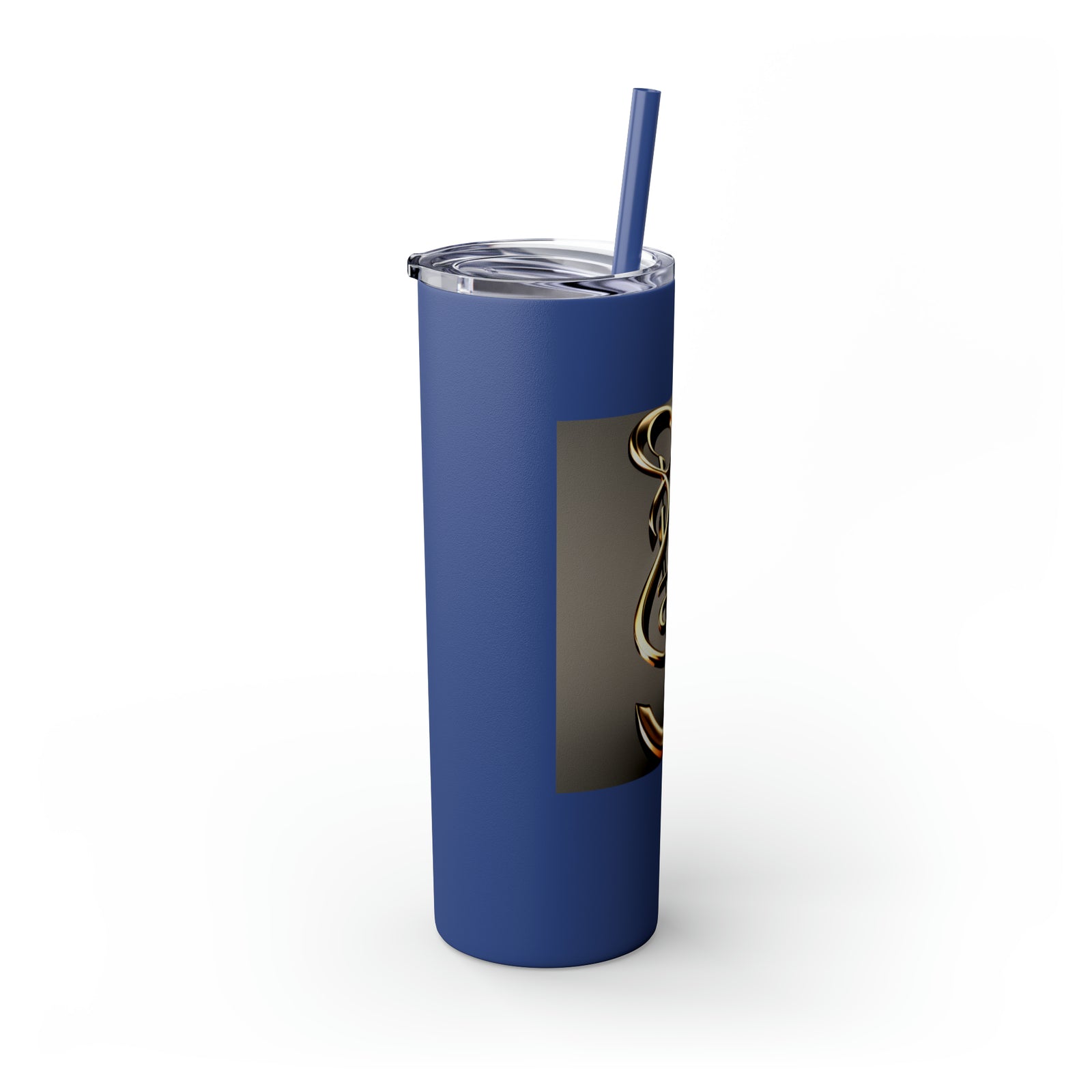 Treble Clef Skinny Tumbler with Straw, 20oz