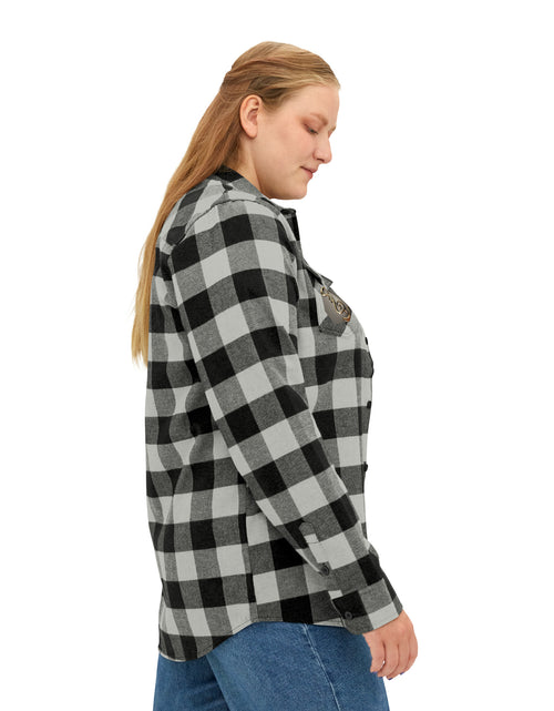 Load image into Gallery viewer, Treble Clef Val Unisex Flannel Shirt
