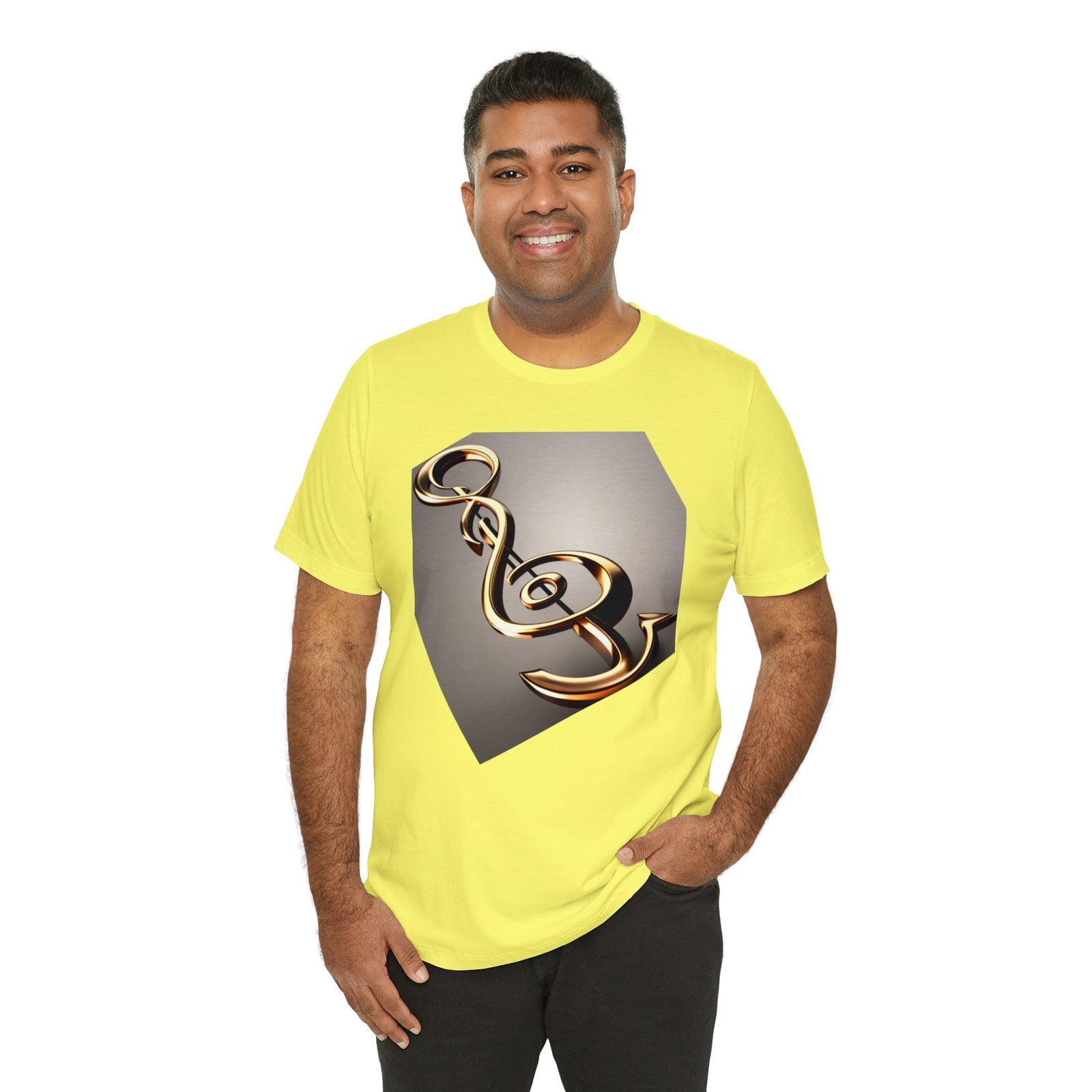 Treble Clef Unisex Jersey Short Sleeve Tee