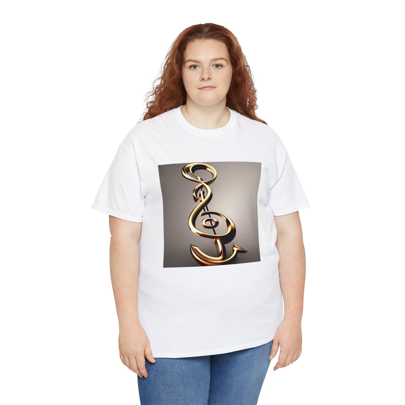 Treble Clef Unisex Heavy Cotton Tee