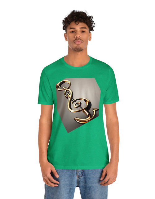 Load image into Gallery viewer, Treble Clef Unisex Jersey Short Sleeve Tee
