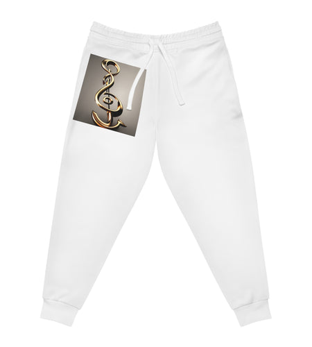 Treble Clef Athletic Joggers (AOP)