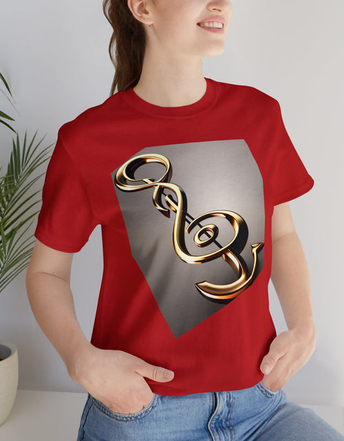 Load image into Gallery viewer, Treble Clef Unisex Jersey Short Sleeve Tee
